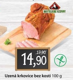 Vepřová krkovice uzená bez kosti Kostelecké uzeniny