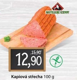Střecha kapiová Kostelecké uzeniny