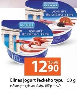Ochucený jogurt řecký Elinas