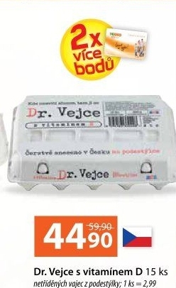 Vejce z podestýlky s vitamínem D Dr. Vejce