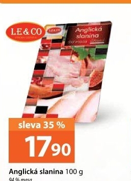 Anglická slanina LE&amp