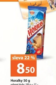 Oplatky Horalky Sedita