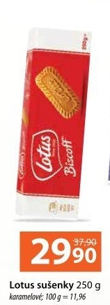 Sušenky karamelové Biscoff Lotus