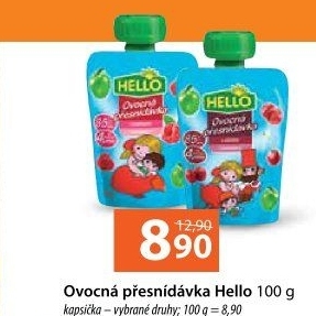 Ovocná kapsička Hello