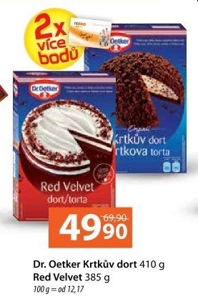 Směs na krtkův dort Dr. Oetker