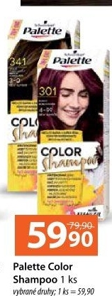 Barva na vlasy Color Shampoo Palette Schwarzkopf