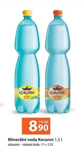 Voda ochucená Korunní