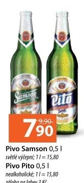Pivo světlé výčepní 10° Samson