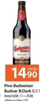 Pivo tmavý ležák B: Dark Budweiser Budvar
