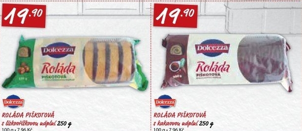Roláda piškotová Dolcezza