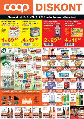 akční leták COOP 13.3.2019-26.3.2019