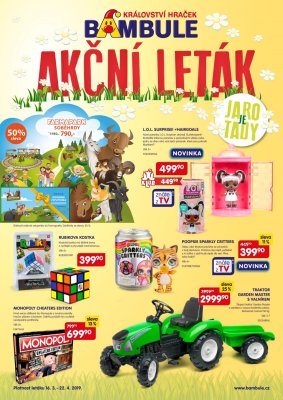 akční leták Bambule 16.3.2019-22.4.2019