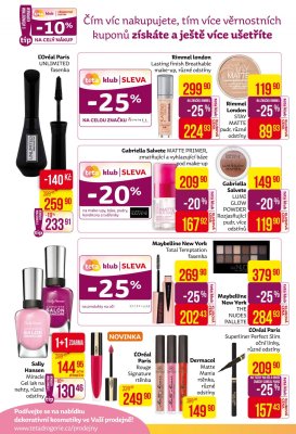 akční leták Teta drogerie 21.3.2019-1.4.2019