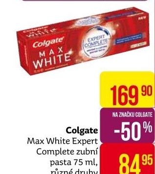 Pasta na zuby Max White Expert Complete Colgate