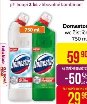 Čistič WC gelový Domestos