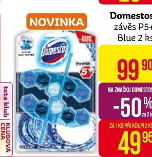WC blok tuhý Power 5 Domestos