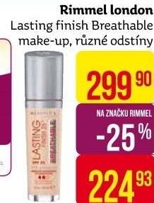 Make up Lasting Finish 25HR Breathable Rimmel