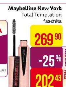 Řasenka Total Temptation Maybelline