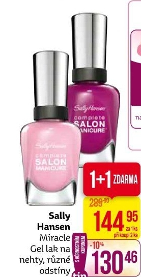 Lak na nehty gelový Miracle Sally Hansen
