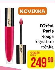 Rtěnka tekutá matná Rouge Signature L'
