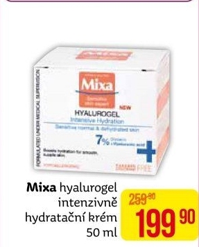 Pleťový hydratační krém Hyalurogel Mixa