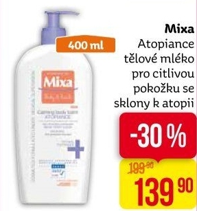 Tělové mléko Mixa