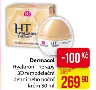 Krém pleťový remodelační Hyaluron Therapy 3D Dermacol