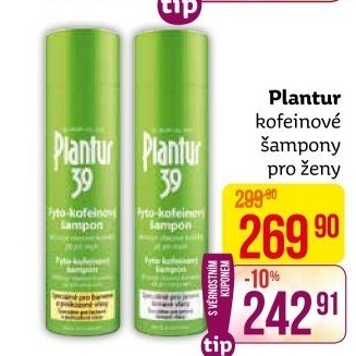 Šampon fyto-kofeinový 39 Plantur