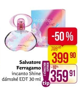 Toaletní voda dámská Incanto Shine Salvatore Ferragamo