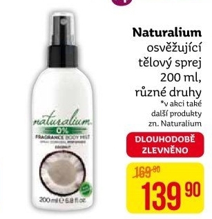 Tělový sprej Naturalium
