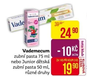 Pasty na zuby Vademecum
