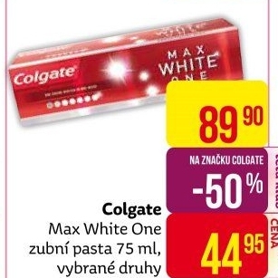 Pasta na zuby Max White One Colgate