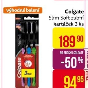 Kartáček na zuby Slim Soft Colgate