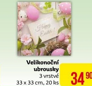Ubrousky papírové 3vrstvé barevné