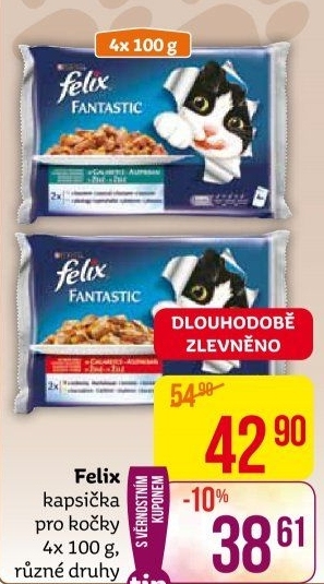 Kapsičky pro kočky Felix Purina