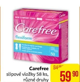 Vložky dámské slipové Carefree