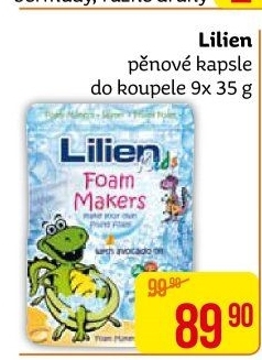 Dětské pěnové kapsle do koupele Lilien