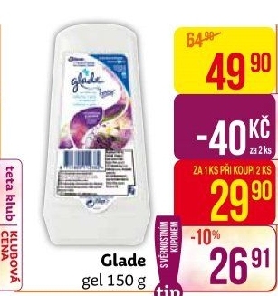 Osvěžovač vzduchu gel Glade by Brise
