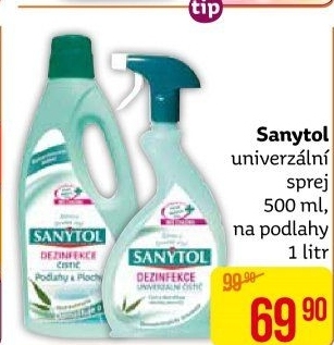 Dezinfekční univerzální čistič ve spreji Sanytol