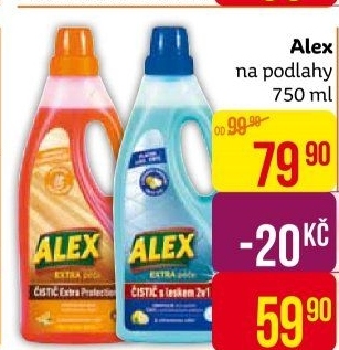 Čistič na podlahy Alex