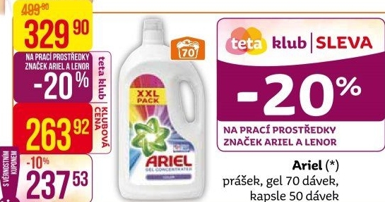 Prací prášek Ariel
