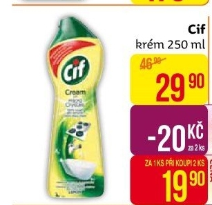 Krémový čistič Cif Cream