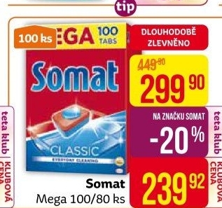 Tablety do myčky Somat