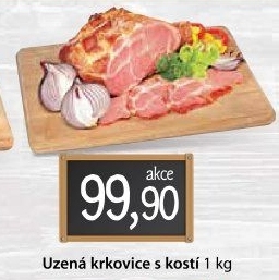 Uzená krkovice s kostí