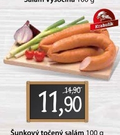 Salám šunkový točený Krahulík
