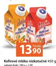 Kefírové mléko ochucené Mlékárna Valašské Meziříčí