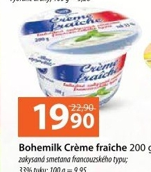 Smetana zakysaná Créme Fraiche Bohemilk