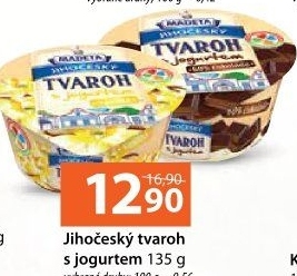 Dezert tvaroh s jogurtem jihočeský Madeta