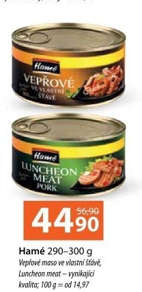 Vepřové maso ve vlastní šťávě Hamé