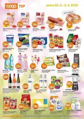 akční leták COOP 20.3.2019-2.4.2019
